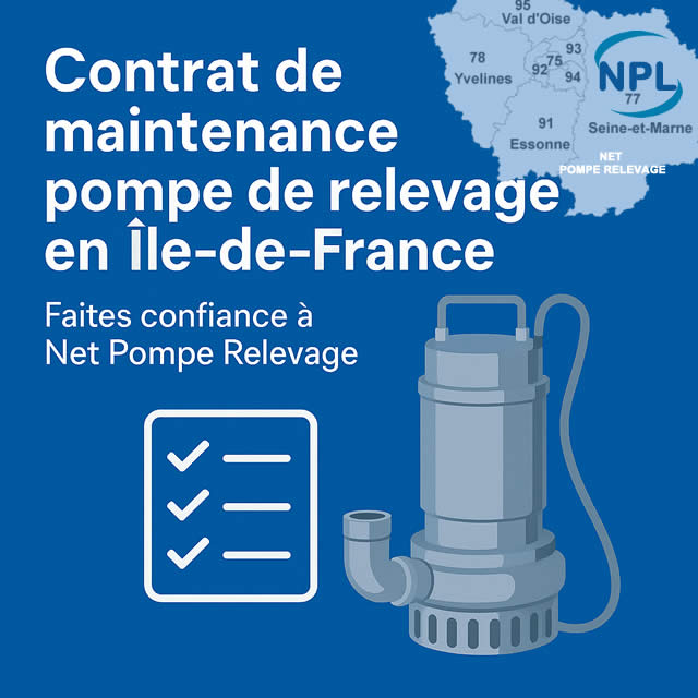 Devis et prix pompe de relevage : Installation, entretien, réparation
