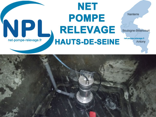 Installation, entretien et réparation pompes de relevage